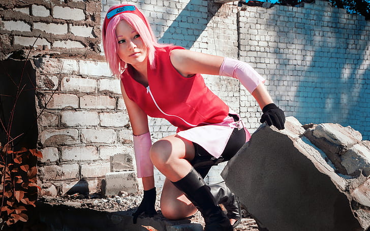 Cosplay girl, Naruto, HD wallpaper