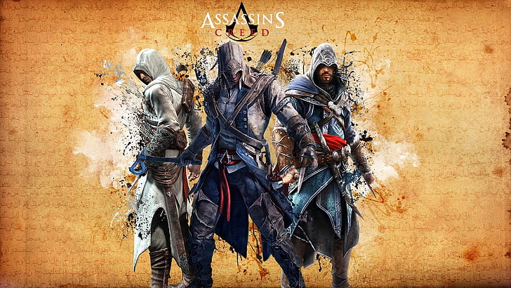 Assassin's Creed, Altaïr Ibn-La'Ahad, Ezio Auditore da Firenze, HD wallpaper