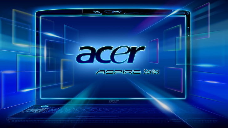 Acer Aspire advertisement, laptop, communication, wireless technology, HD wallpaper