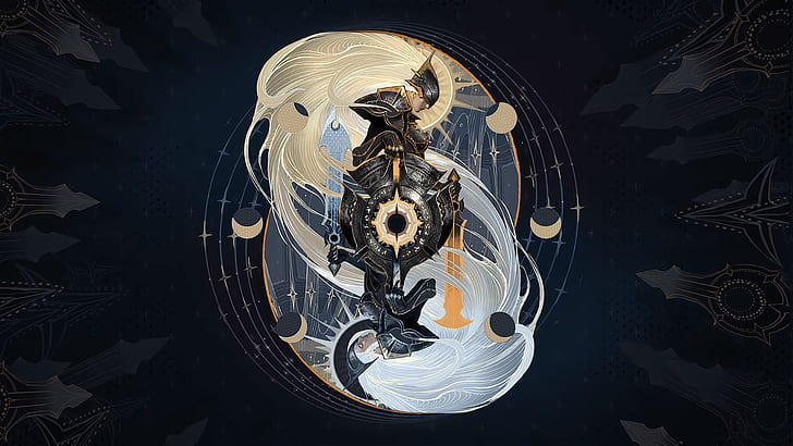 Leona (League of Legends), lunar eclipses, Support (League Of Legends), HD wallpaper