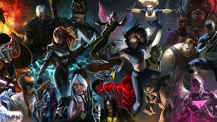 Shatterstar, Rogue, Rogue (X-men), Ororo Monroe, Mystique, Cable