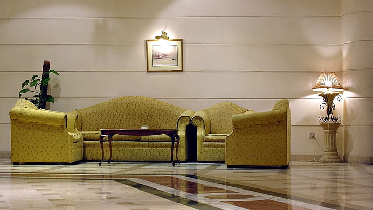 HD wallpaper: yellow, design, comfort, style, room, sofa, interior, chair |  Wallpaper Flare