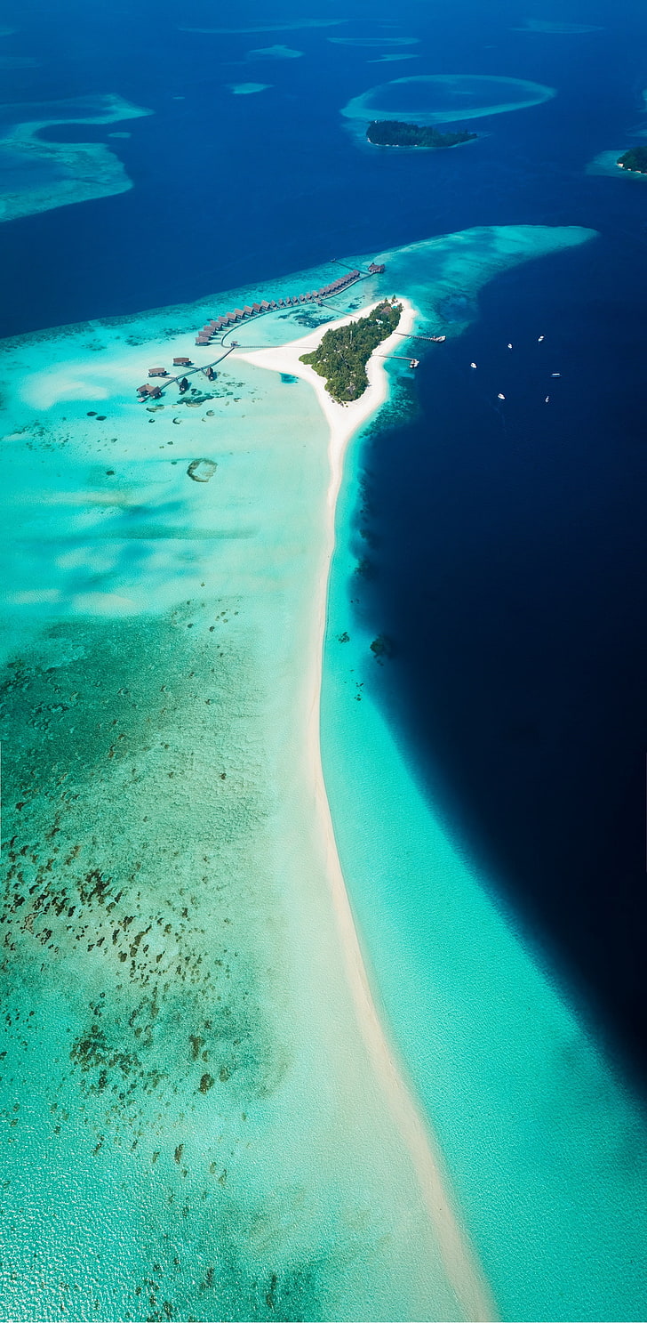 Wallpaper Maldives 5k 4k wallpaper 8k Indian Ocean Best Beaches in the  World palms shore sky OS 5312
