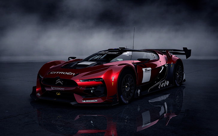 car, vehicle, Gran Turismo 5, video games, concept car, vehicle front