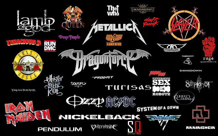 Metallica logo, Music, Heavy Metal, HD wallpaper