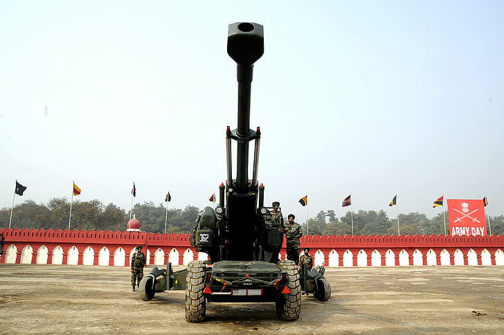a, Artillery, Haubits FH77, Indian Army, HD wallpaper