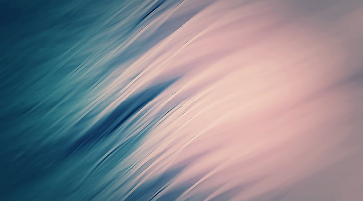 Abstract Macro 3D Hair, Artistic, blue, render, blender, blur, HD wallpaper