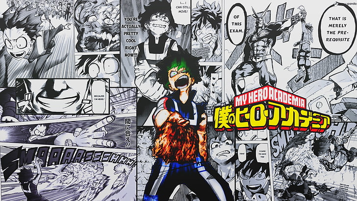 Boku no Hero Academia, Midoriya Izuku, text, representation, HD wallpaper
