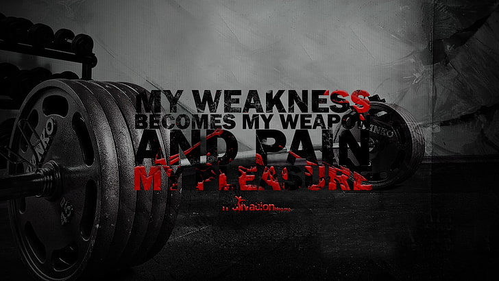 my weakness becomes my weapon and pain text, my weakness becomes my weapon and pain text, HD wallpaper