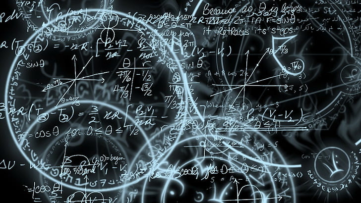 fantasy art digital art pixelated science fiction artwork abstract mathematics formula, HD wallpaper