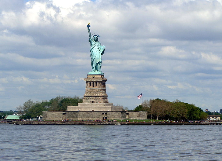 Statue of Liberty, New York City, liberty Island, famous Place, HD wallpaper