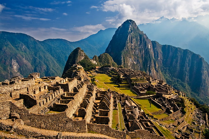 Machu picchu, peru, machu picchu, peru, Archeology, Inca, Landscape, HD wallpaper