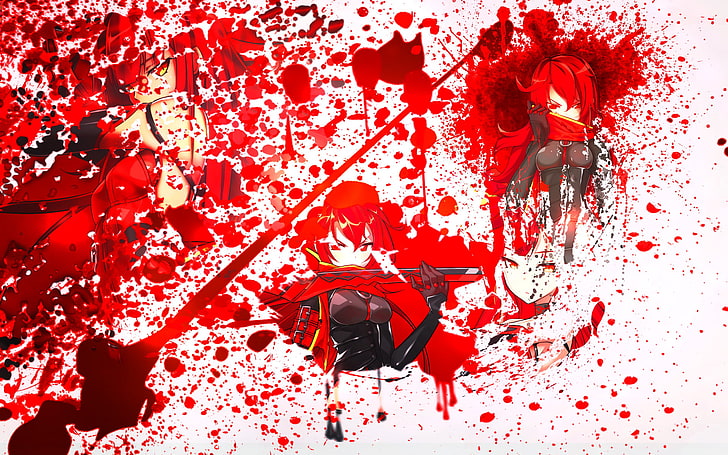HD wallpaper: Video Game, Elsword, Anime, Blood, Dark, Elesis (Elsword),  Girl | Wallpaper Flare