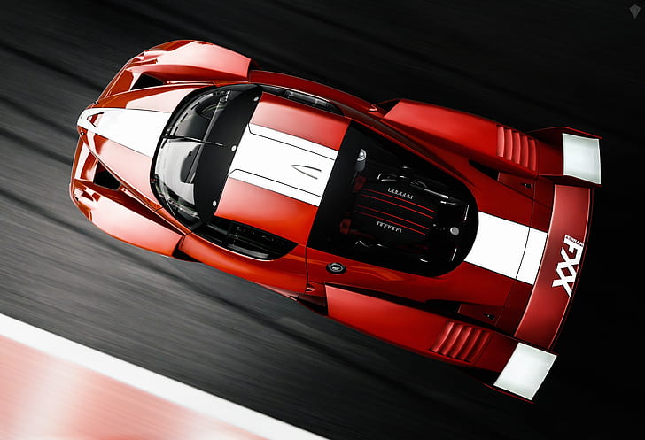 red cars, vehicle, Gran Turismo 6, video games, Ferrari FXX, HD wallpaper