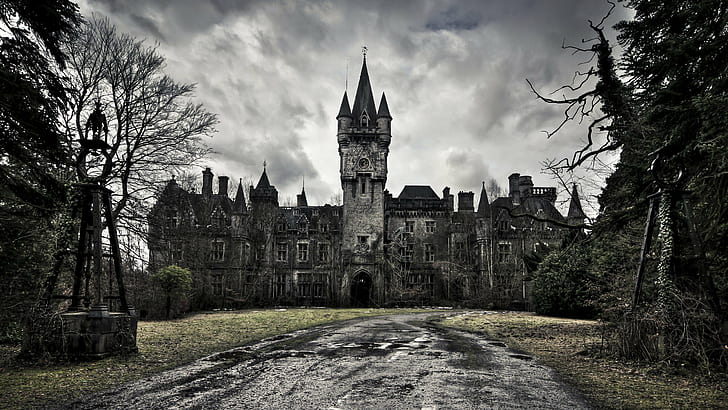 2560x1440 px castle hdr Old Building Motorcycles Other HD Art, HD wallpaper