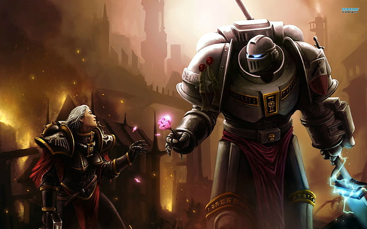 game wallpaper, Warhammer 40,000, Grey Knight, Adepta Sororitas