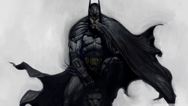 Batman digital wallpaper, comics, Bruce Wayne, art and craft, HD wallpaper