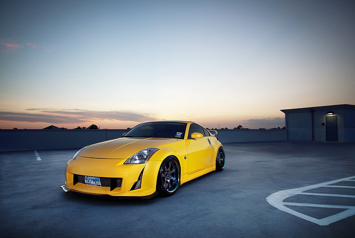 HD wallpaper: yellow coupe, City, Nissan, Nissan 350z, cars, auto, Tuning,  Photo | Wallpaper Flare