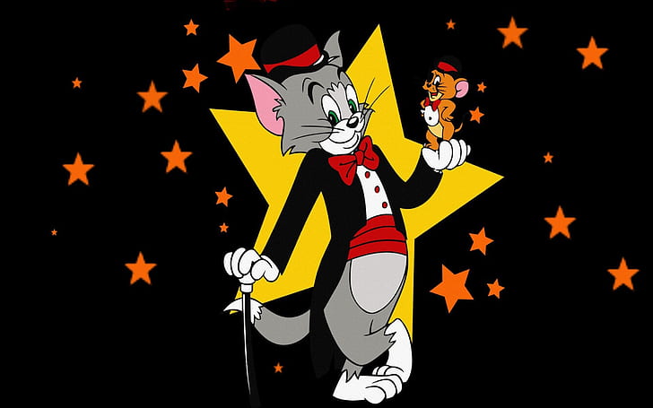 Tom And Jerry Cartoon Magical Show Desktop Wallpaper Hd Free Download 2560×1600, HD wallpaper