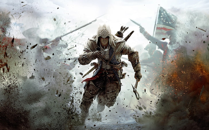 Assassin's Creed wallpaper, Assassin's Creed III, Connor Davenport, HD wallpaper