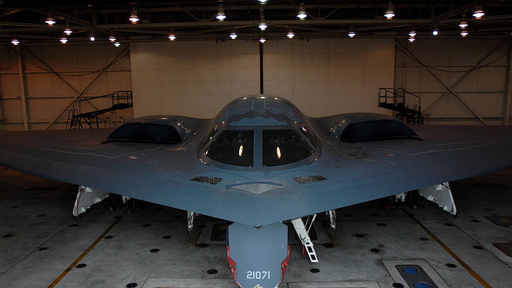 gray aircraft, Northrop Grumman B-2 Spirit, Bomber, military aircraft, HD wallpaper