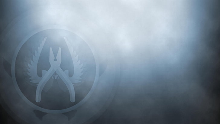 gray pliers logo, Kit, CS GO, Defuse, Counter Strike Global Offensive, HD wallpaper