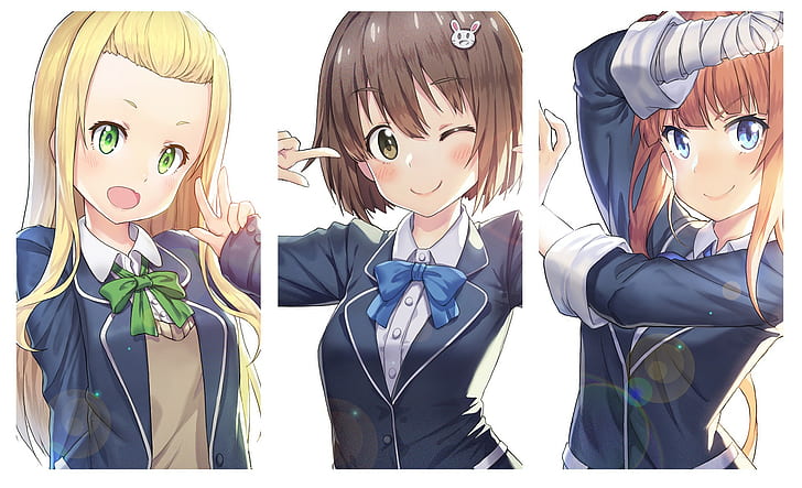 anime, Anime Girls, Colette (Konobi), collage, Imari Maria