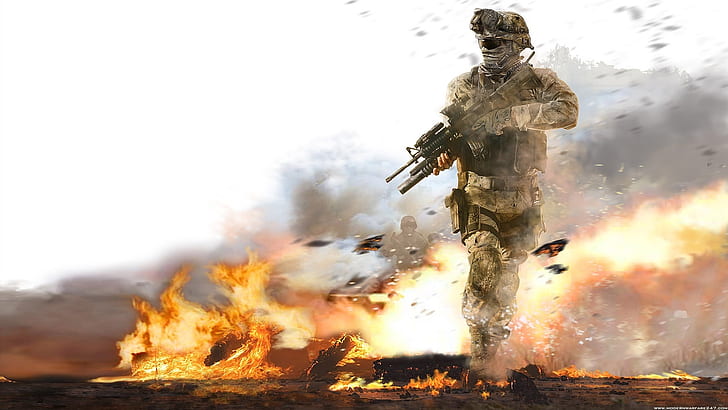 soldiers video games army fire call of duty modern warfare warriors 1920x1080  Architecture Modern HD Art