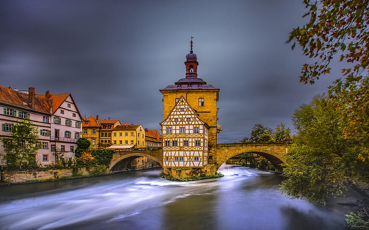 Bamberg Is A City In Northern Bavaria Germany Landscape Photography Desktop Hd Wallpapers For Mobile Phones And Computer 3840×2400