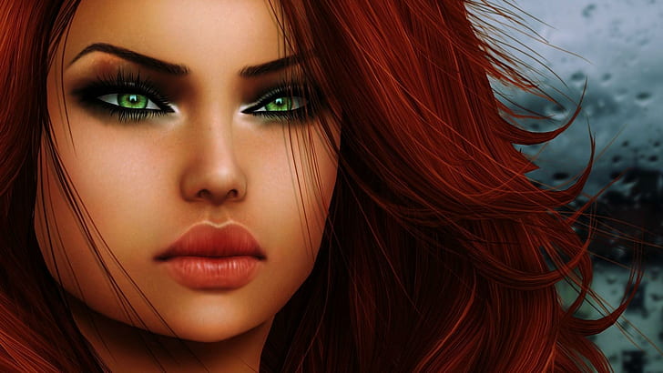 2560x1440px Free Download Hd Wallpaper Superb Redhead Red Haired Female Cartoon Character