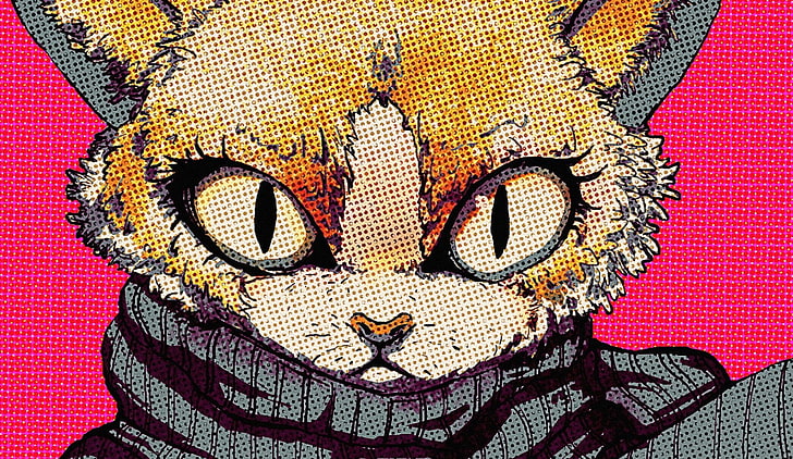 HD wallpaper: cat, Pop Art | Wallpaper Flare