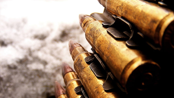 ammunition, death, metal, weapon, close-up, military, day, security