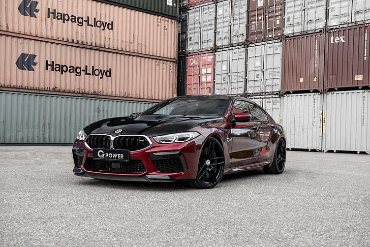 coupe, BMW, G-Power, containers, Bi-Turbo, 2020, BMW M8, the four-door