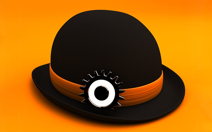 A Clockwork Orange Orange Hat HD, movies, HD wallpaper