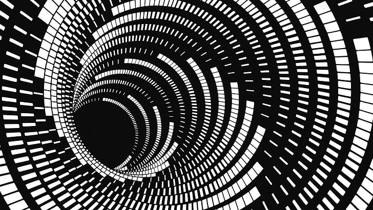 white spiral illustration, abstract, pattern, built structure