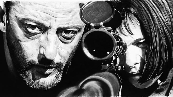 Natalie Portman, Jean Reno, Léon: The Professional, snipers, HD wallpaper