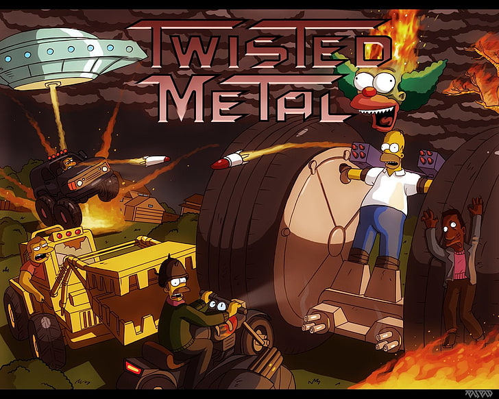 Video Game, Twisted Metal, The Simpsons