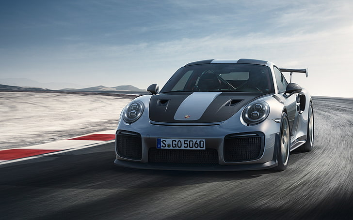 porsche 911 gt2 rs, front view, supercar, cars, Vehicle, mode of transportation