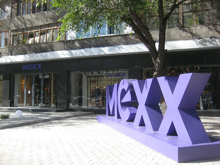 mexx, bankruptcy, news, trends, fashion, purple mc-xx signage