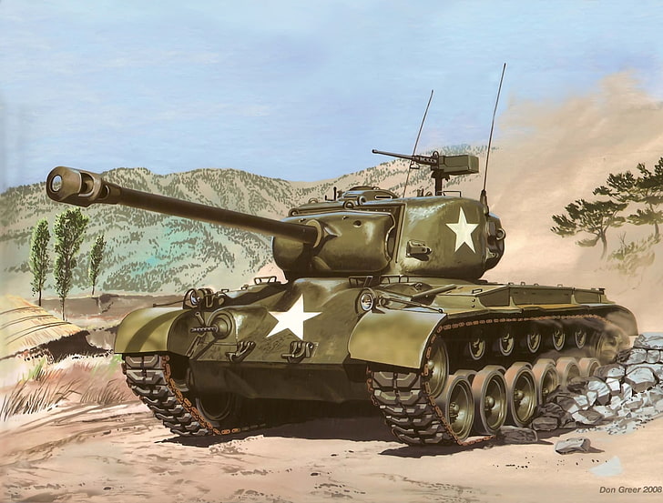 military artillery tank illustration, USA, history, World of tanks HD wallpaper