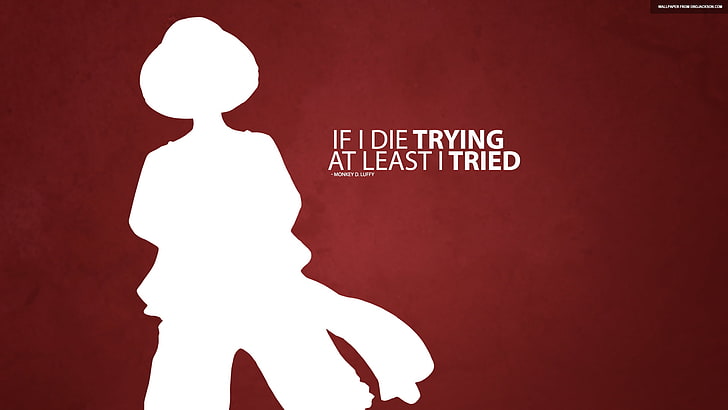 2048x768px | free download | HD wallpaper: Monkey D. Luffy, One Piece, quote  | Wallpaper Flare