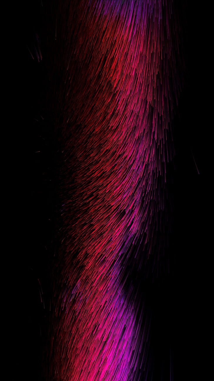 lines, threads, glow, red, pink, dark, stripes, HD wallpaper