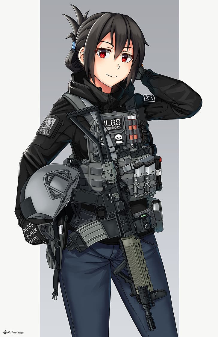 tactical girl wallpaper