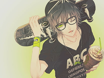 HD wallpaper: anime, glasses, anime boys | Wallpaper Flare
