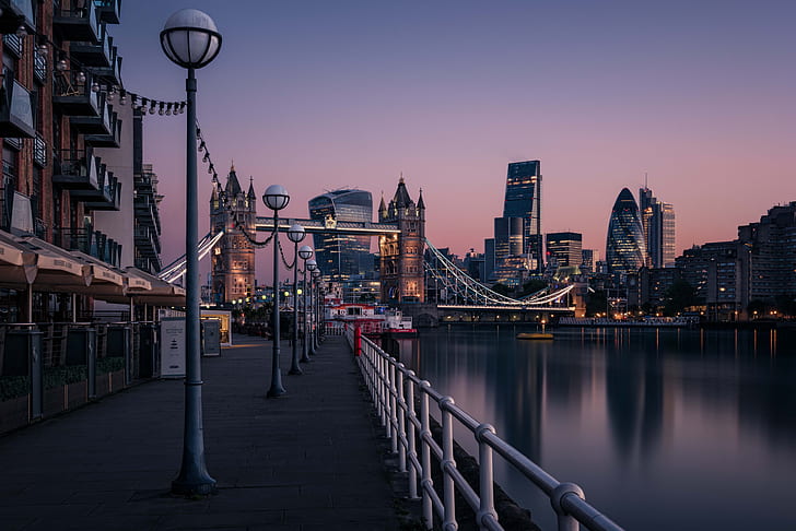 london, england, tower, bridge, river, cityscape, hd, 4k, 5k, HD wallpaper