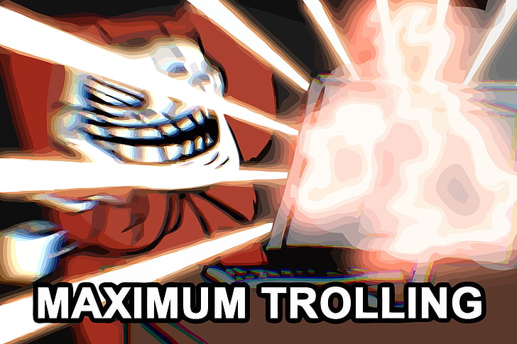 troll meme illustration with text overlay, 4chan, memes, western script