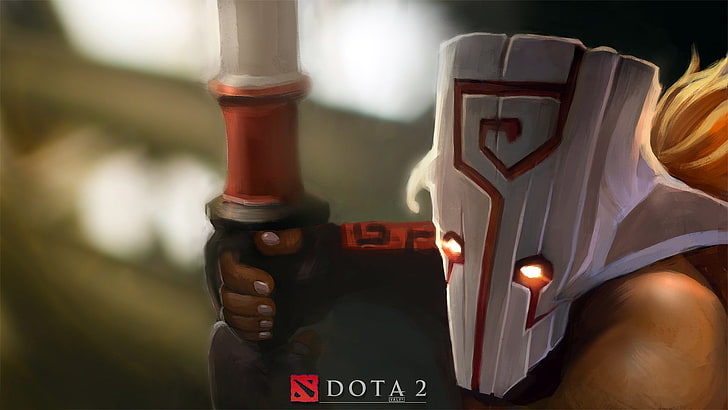 black and red action figure, Dota 2, Defense of the Ancients, HD wallpaper