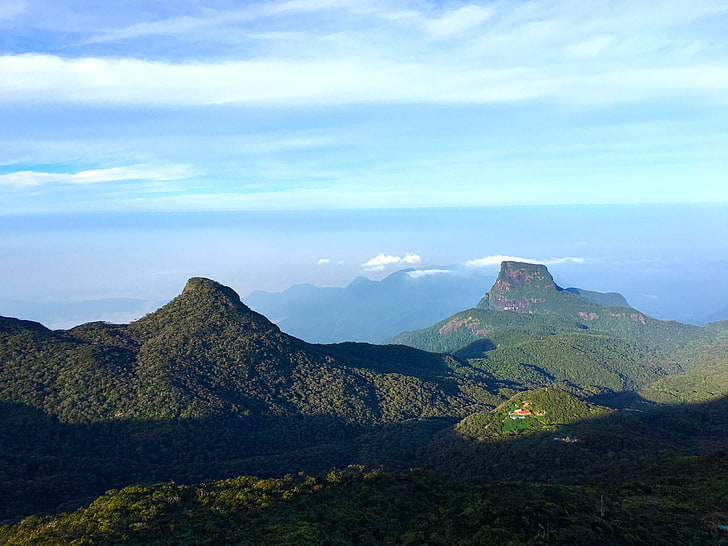 nature, mountains, sky, Sri Lanka, siripada, scenics - nature