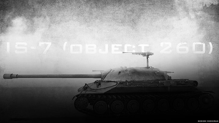 IS-7 Object 260 battle tank artwork, USSR, tanks, WoT, World of Tanks HD wallpaper
