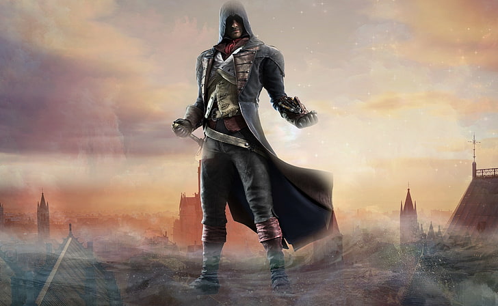HD wallpaper: Assassins Unity., man holding sword wallpaper, Games, Assassin's  Creed | Wallpaper Flare